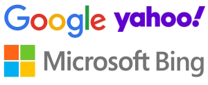 Google, Yahoo!, Bing